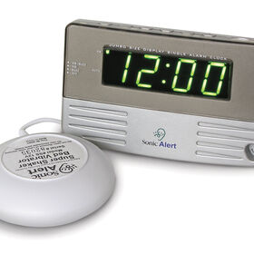 Sonic Alert Bedside Travel Alarm Clock with Vibrating (SB200ss)